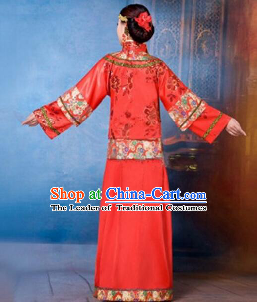 Chinese Traditional Clothes Min Guo Time Female Clothing Nobel Lady Stage costumes Girl