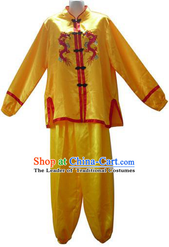 Traditional Chinese Dragon Dance Costume, Folk Lion Dance Costume For Men