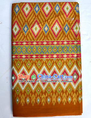 Traditional Asian Thai Sarees and Dress Gilded Material, Thai Gilded Clothes and Fabrics for Women