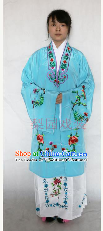 Ancient Peking Opera Costume Drama Women Wearing Yueju Opera Drama Miss Dance Costumes Huadan Long Sleeve Costumes and Skirt for Women