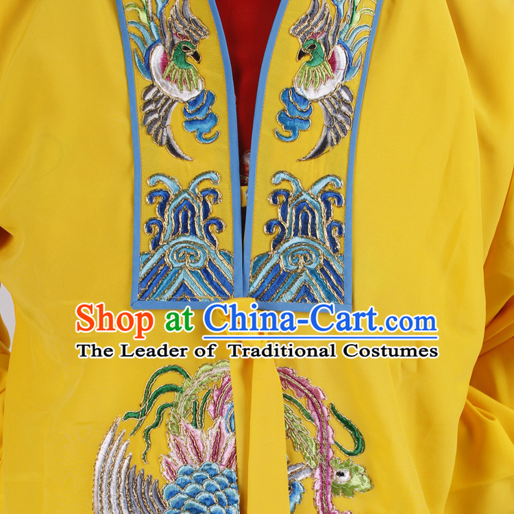 Acient Costumes Henan Opera Emperor Costume Queen Costume Undercover Golden Dress Dragon And Phoenix Clothing Set
