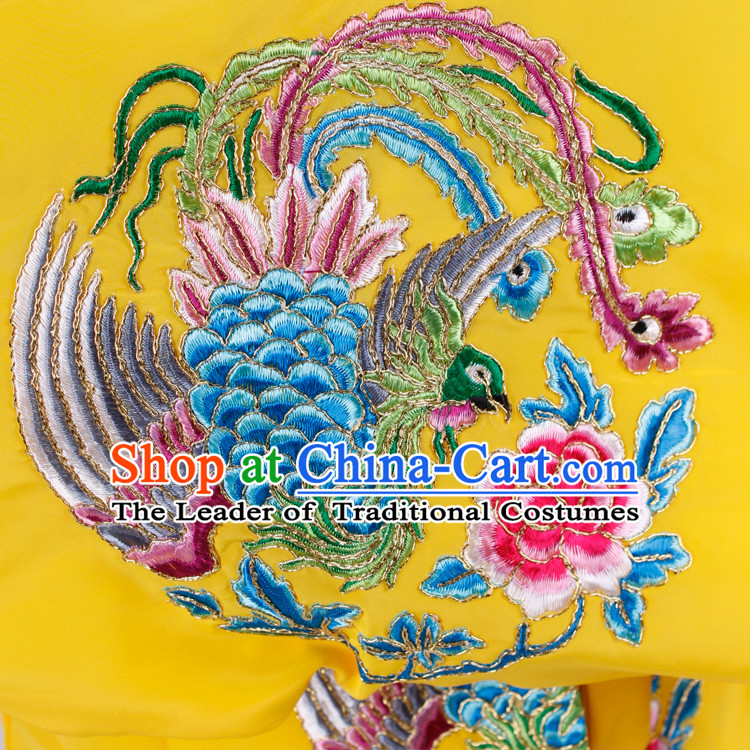 Acient Costumes Henan Opera Emperor Costume Queen Costume Undercover Golden Dress Dragon And Phoenix Clothing Set