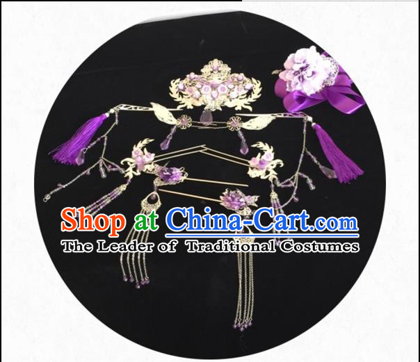 Chinese Ancient Style Hair Jewelry Accessories, Hairpins, Headwear, Headdress, Hair Fascinators for Women