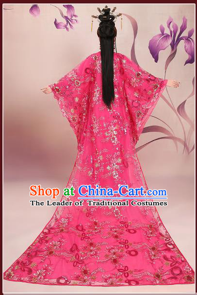 Ancient Chinese Palace Empress Costumes Complete Set, Tang Dynasty Ancient Palace Princess Wedding Dress For Women