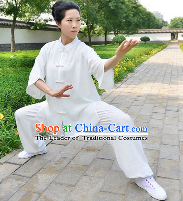 Top Kung Fu Silk Cotton Clothing Mandarin Costume Jacket Martial Arts Clothes Shaolin Uniform Kungfu Uniforms Supplies for Men Women Adults Children