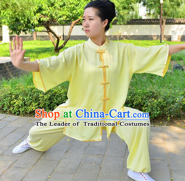 Top Kung Fu Silk Cotton Clothing Mandarin Costume Jacket Martial Arts Clothes Shaolin Uniform Kungfu Uniforms Supplies for Men Women Adults Children