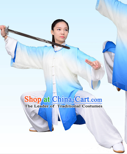 Top Tai Chi Uniforms Kung Fu Costume Martial Arts Kung Fu Training Uniform Gongfu Shaolin Wushu Clothing for Men Women Adults Children