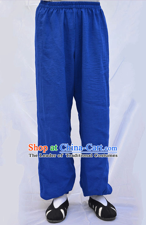 Wudang Uniform Taoist Uniform Kungfu Kung Fu Clothing Clothes Pants Shirt Supplies Wu Gong Outfits Flax Pants