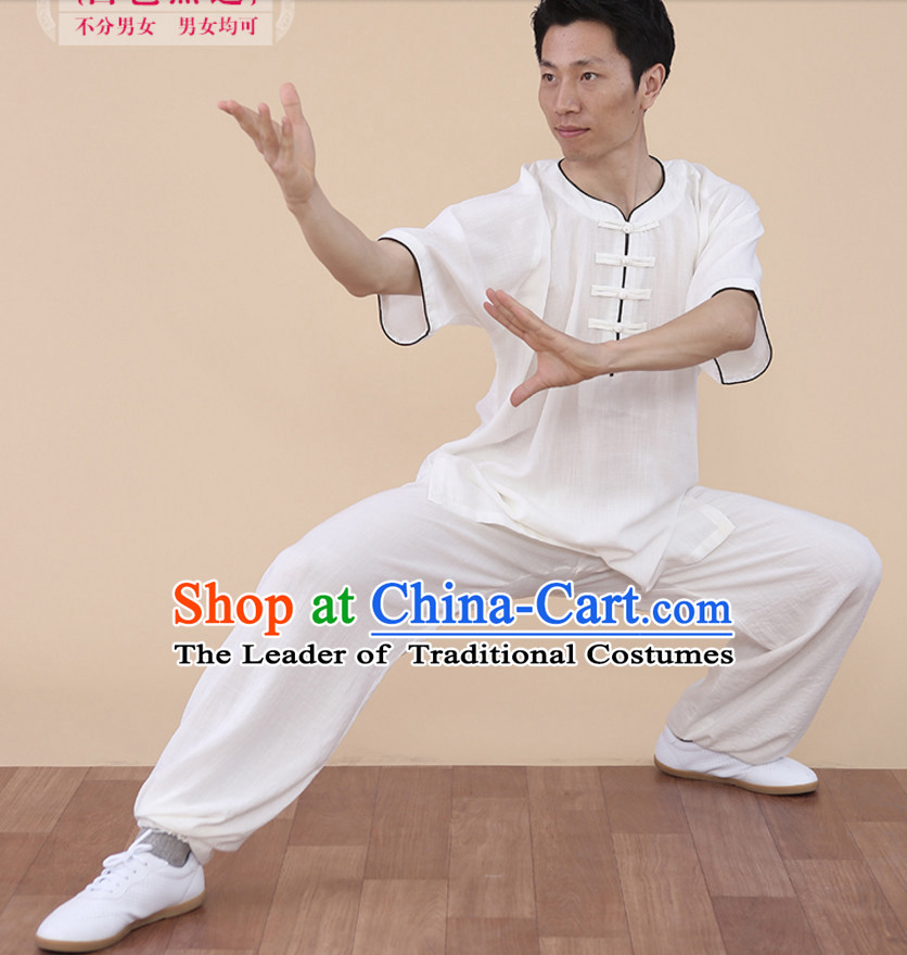 Top Tai Chi Uniforms Kung Fu Costume Martial Arts Kung Fu Training Uniform Gongfu Shaolin Wushu Clothing for Men Women Adults Children