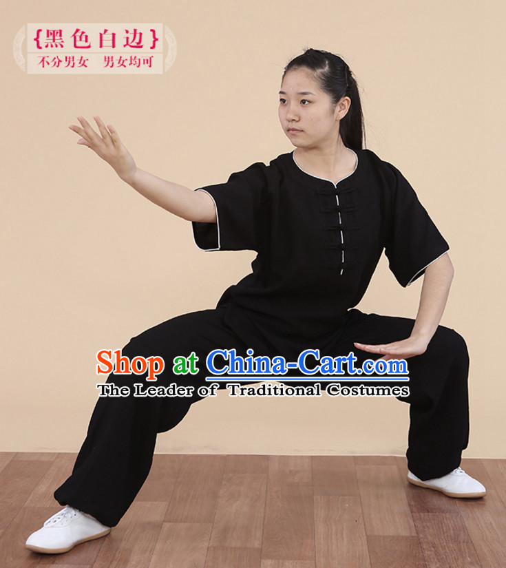 Top Tai Chi Uniforms Kung Fu Costume Martial Arts Kung Fu Training Uniform Gongfu Shaolin Wushu Clothing for Men Women Adults Children