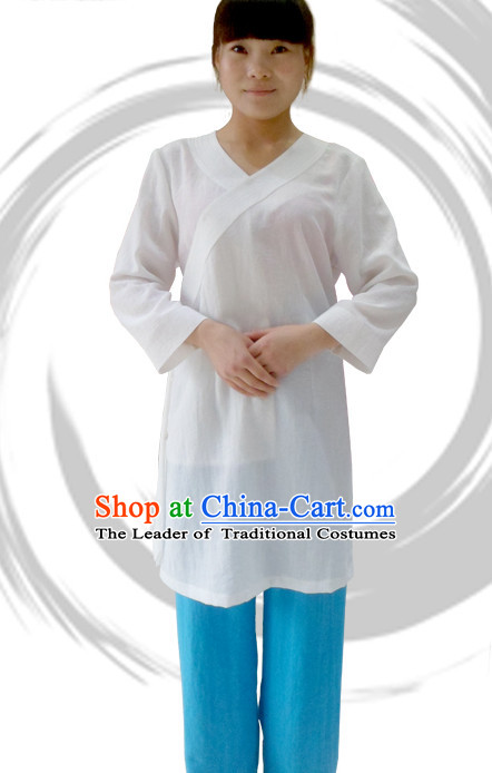 Top Tai Chi Uniforms Taoist Uniform for Men Women Adults Kids