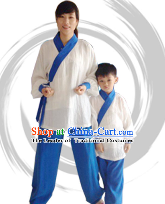 Top Tai Chi Uniforms Taoist Uniform for Men Women Adults Kids