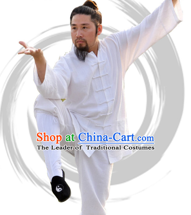 Top Tai Chi Uniforms Taoist Uniform for Men Women Adults Kids