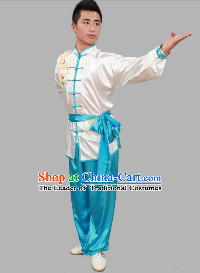 Top Tai Chi Uniforms Kung Fu Uniform Martial Arts Suits Mulan Fan Outfits
