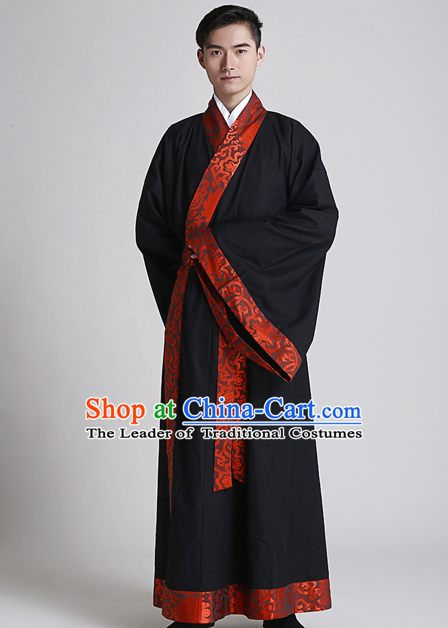 Chinese Style Dresses Kimono Dress Han Dynasty Outfit Complete Set for Men and Women