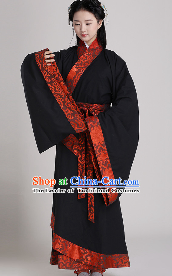 Chinese Style Dresses Kimono Dress Han Dynasty Outfit Complete Set for Men and Women