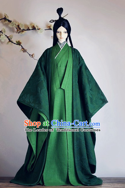 Ancient Chinese Hanfu Garment BJD Costumes for Men Boys Adults Kids