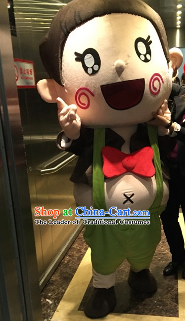 Professional Custom Made Mascot Costume Customized Mascots Costumes Happy Boy Mascot Costumes