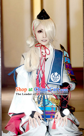 Top Japanese Ancient Swordsman Swordmen Cosplay Costumes Complete Set for Men or Women