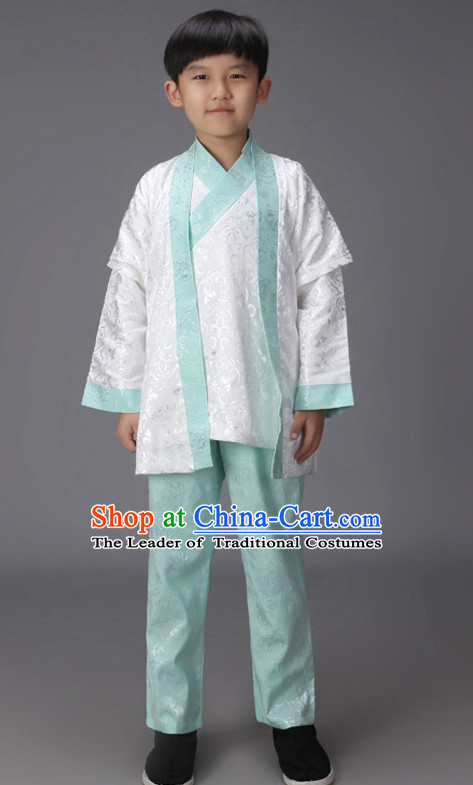 Ancient Chinese Classical Hanfu Outfits Clothing Complete Set for Kids