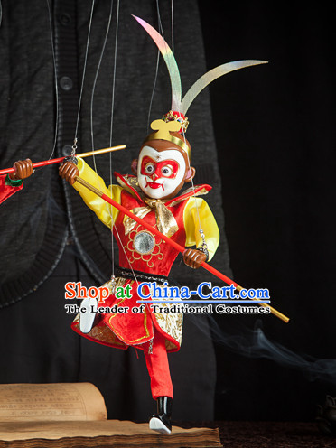 Top Sun Wukong Monkey King Hands Traditional String Puppet