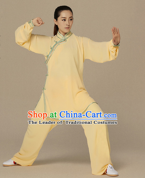 Top Kung Fu Competition Suits Kung Fu Gi Kung Fu Apparel Oriental Dress Wing Chun Apparel Taiji Uniform Chinese Kung Fu Outfit for Men Women Kids  Adults