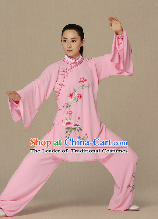 Top Kung Fu Competition Suits Kung Fu Gi Tai Chi Apparel Oriental Dress Wing Chun Apparel Taiji Uniform Chinese Kung Fu Outfit for Men Women Kids  Adults