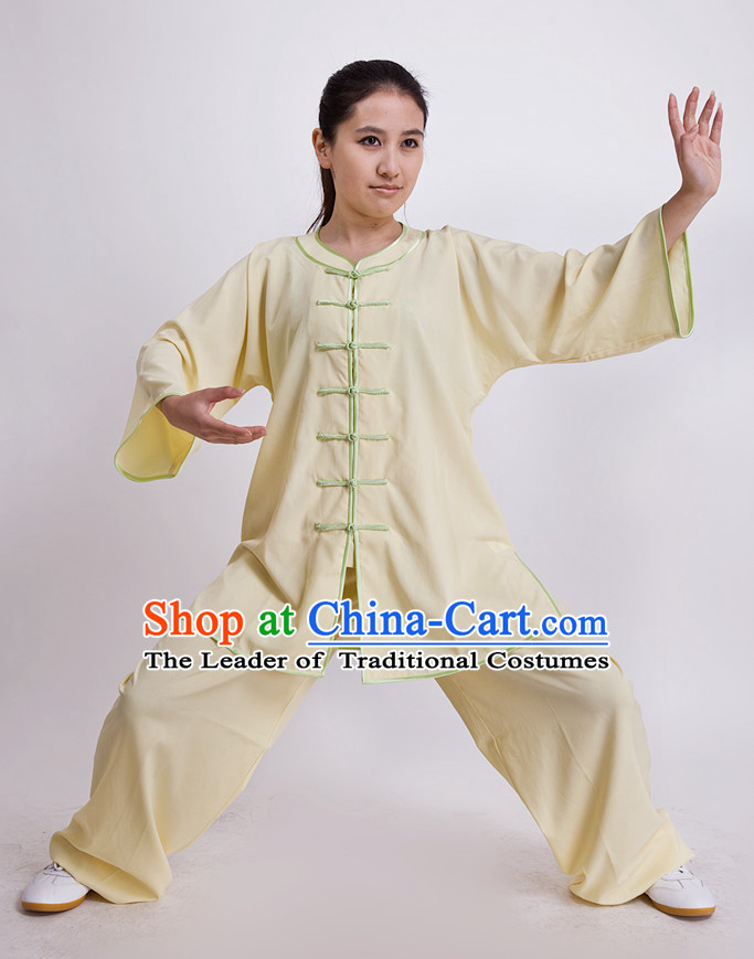 Top Kung Fu Competition Suits Kung Fu Gi Tai Chi Apparel Oriental Dress Wing Chun Apparel Taiji Uniform Chinese Kung Fu Outfit for Men Women Kids Adults