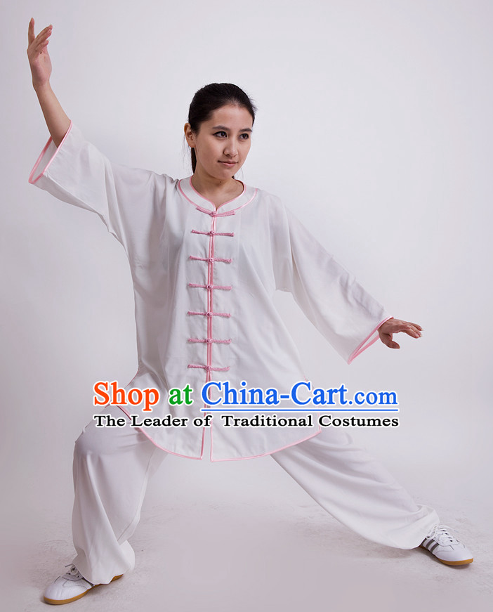 Top Kung Fu Competition Suits Kung Fu Gi Tai Chi Apparel Oriental Dress Wing Chun Apparel Taiji Uniform Chinese Kung Fu Outfit for Men Women Kids Adults