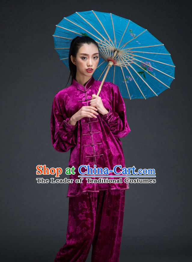 Top Kung Fu Competition Suits Kung Fu Gi Tai Chi Apparel Oriental Dress Wing Chun Apparel Taiji Uniform Outfit for Men Women Children Adults