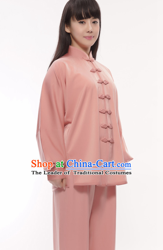 Chinese Traditional Kung Fu Practice and Competition Costume Wing Chun Apparel Taiji Tai Chi Uniform for Adults Children Women Girls