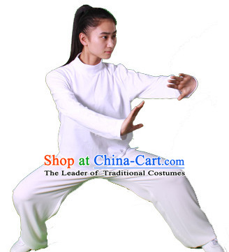 Chinese Traditional Kung Fu Practice and Competition Costume Wing Chun Apparel Taiji Tai Chi Uniform for Adults Children Women Girls