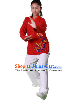 Chinese Traditional Kung Fu Practice and Competition Costume Wing Chun Apparel Taiji Tai Chi Uniform for Adults Children Women Girls