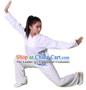 Chinese Traditional Kung Fu Practice and Competition Costume Wing Chun Apparel Taiji Tai Chi Uniform for Adults Children Women Girls