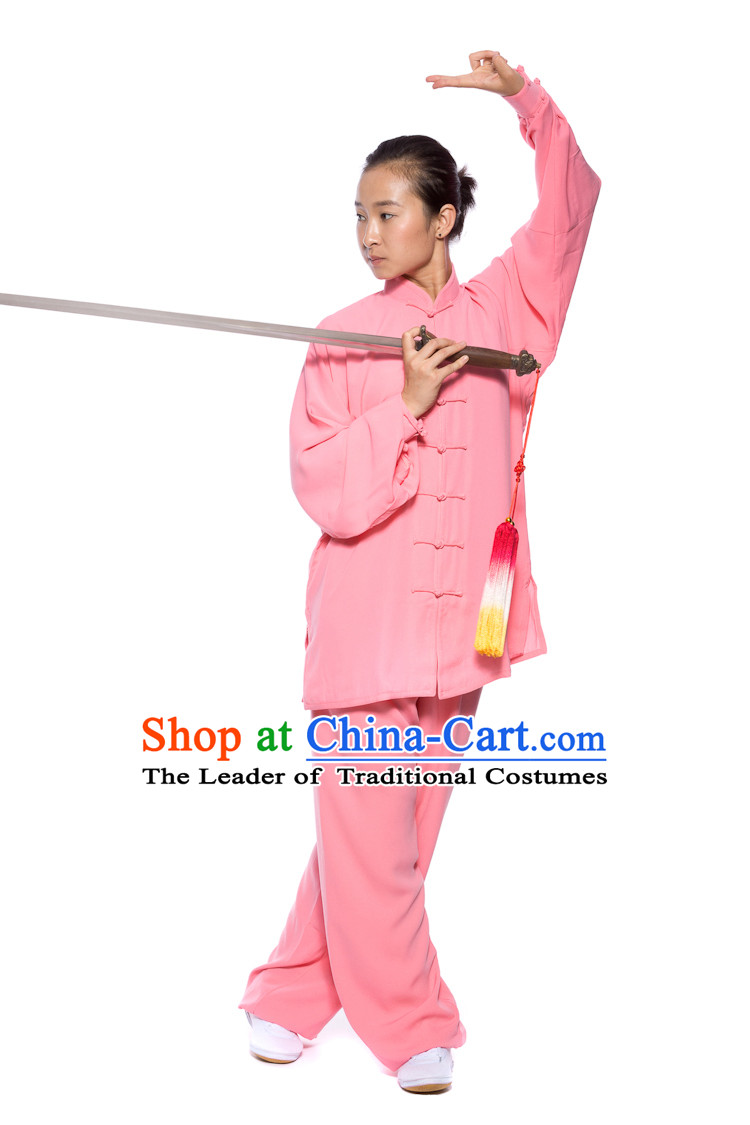 Chinese Traditional Kung Fu Martial Arts Practice and Competition Costume Wing Chun Apparel Taiji Tai Chi Uniform for Adults Children Men Women Boys Girls