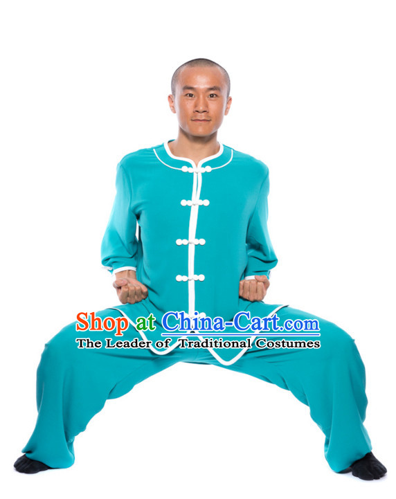 Chinese Traditional Kung Fu Martial Arts Practice and Competition Costume Wing Chun Apparel Taiji Tai Chi Uniform for Adults Children Women Girls