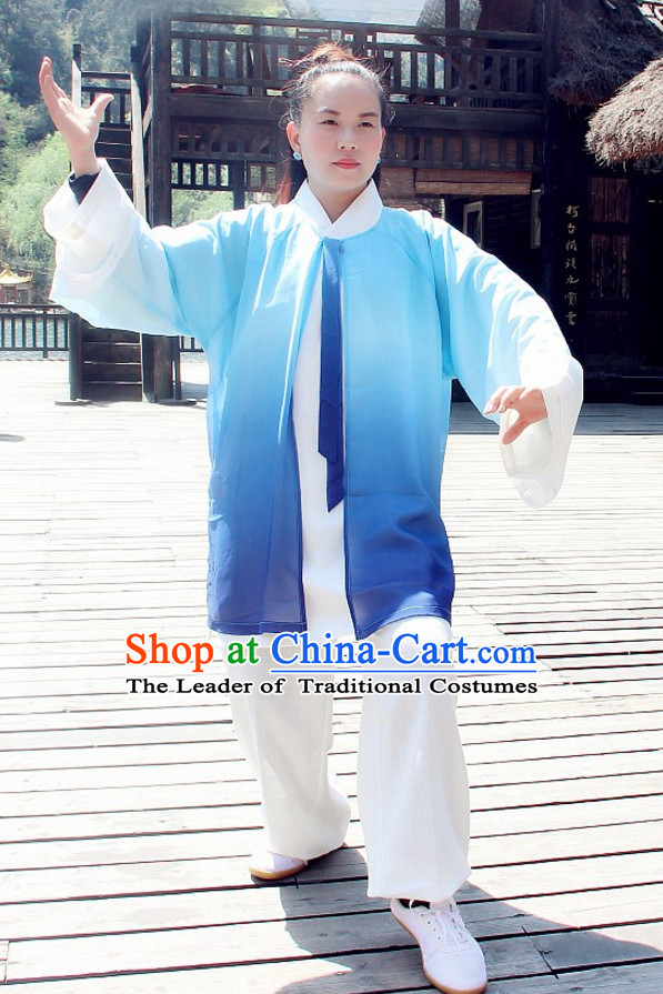 Top Wudang Tai Ji Master Taoist Uniform Taiji Tai Chi Uniforms for Adults Children Men Women Boys Girls