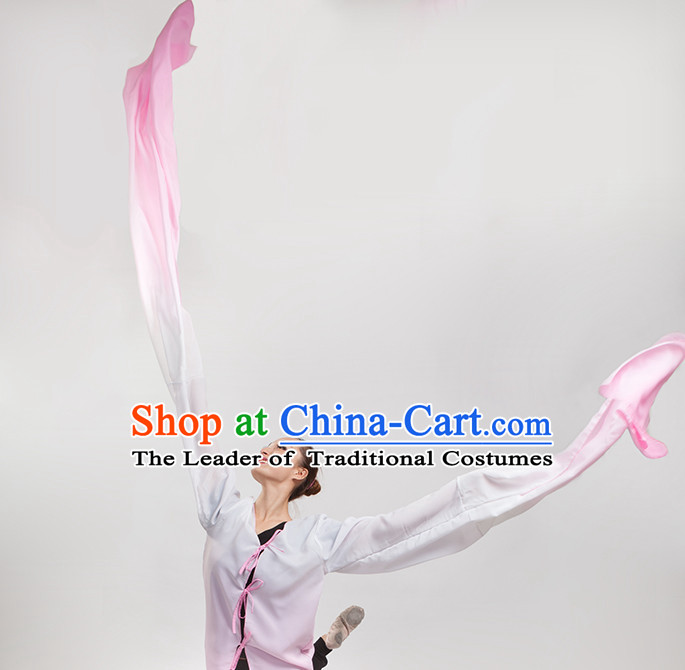 Color Changing Chinese Classical Water Sleeves Long Sleeves Dancing Costume for Women or Girls