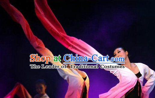 Professional Chinese Classical Water Sleeve Dance Costumes for Women Adults Kids