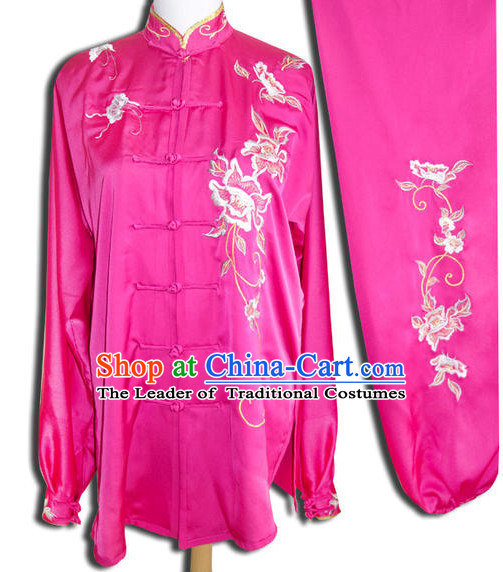 Top Tai Chi Taiji Kung Fu Gongfu Martial Arts Wu Shu Wushu Championship Competition Uniforms Clothes Dresses Suits Outfits for Adults and Kids