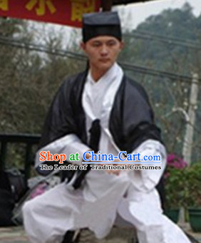 Chinese Folk Taoist Costumes for Men Adults Kids Children