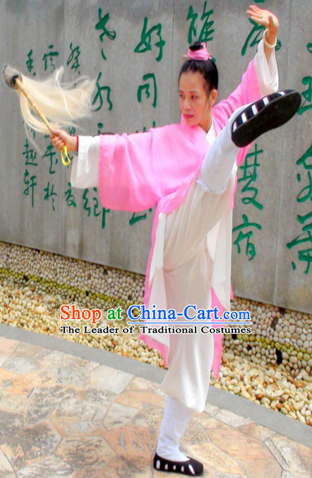 Chinese Folk Taoist Clothes for Men Women Adults Kids Children