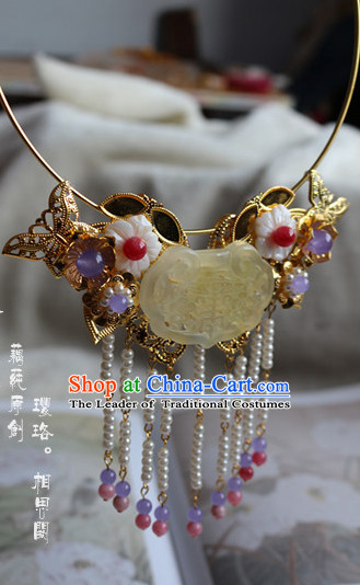 Ancient Chinese Empress Princess Phoenix Queen Necklace