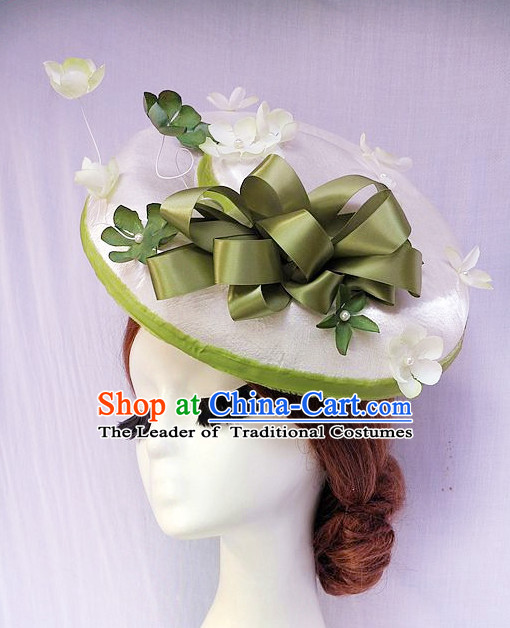 Handmade Flower Middle Eve Hat Headpieces for Girls and Women