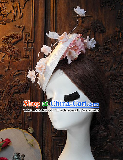 Handmade Flower Spring Hat Headpieces for Girls and Women
