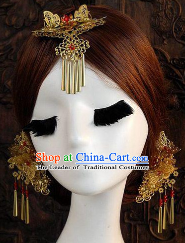 Ancient Chinese Empress Princess Queen Hair Style Accessories Hair Sticks Clips Hair Pin Hair Pieces Combs Ancient Chinese Chopsticks Asian Wedding Bridal Hair Ornaments Crown