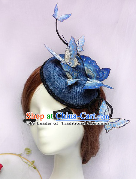 Top Handmade Flower Decoration Hat Dress Hat for Ladies