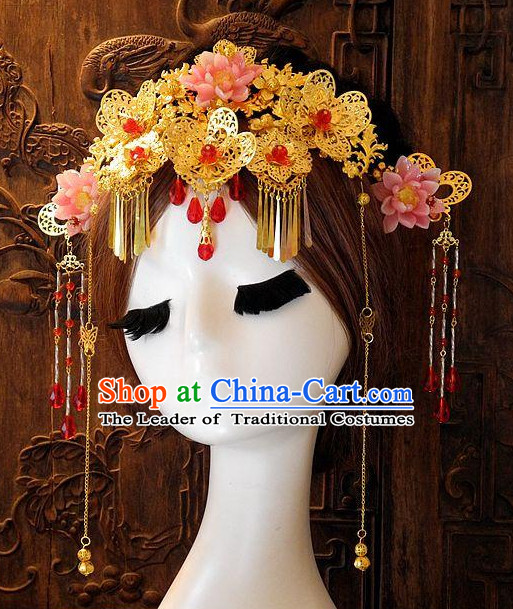 Ancient Chinese Empress Princess Queen Hair Style Accessories Hair Sticks Clips Hair Pin Hair Pieces Combs Ancient Chinese Chopsticks Asian Wedding Bridal Hair Ornaments Crown