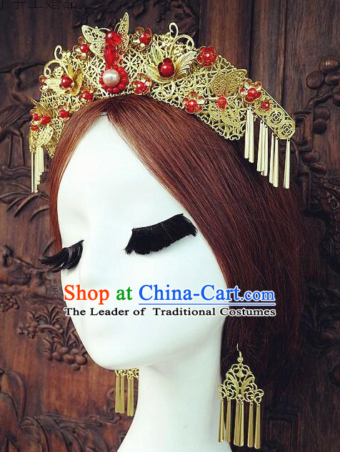 Ancient Chinese Empress Princess Queen Hair Style Accessories Hair Sticks Clips Hair Pin Hair Pieces Combs Ancient Chinese Chopsticks Asian Wedding Bridal Hair Ornaments Crown