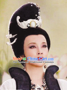 Chinese Ancient Queen Black Wig Wigs and Hair Accessories